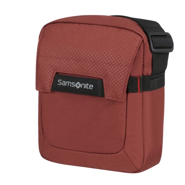Samsonite Eco Crossbody tas, personaliseerbaar met logo of initialen
