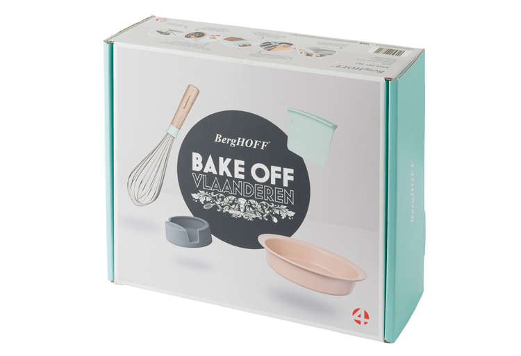 BergHOFF partner Bake Off Vlaanderen en de Bake Off-box