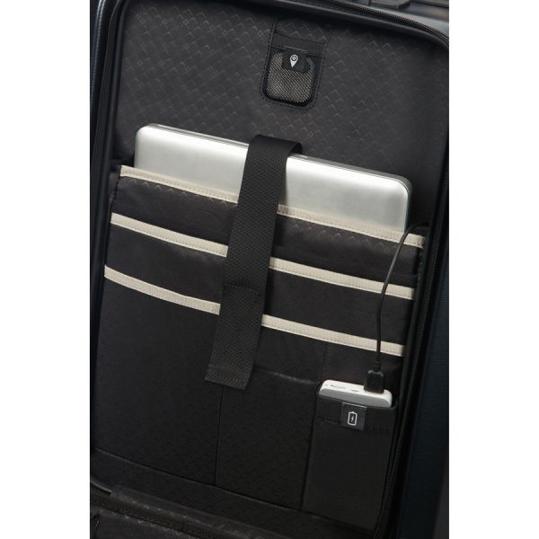 Samsonite handbagage koffer met laptop voorvak, Powerbank, USB aansluiting en Bluetooth tracker. Personaliseerbaar met logo of i (2)