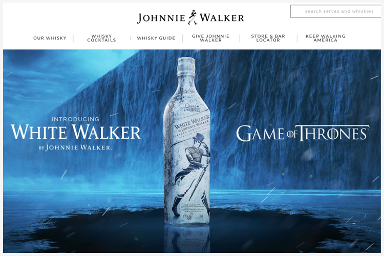 Game of Thrones Merchandising Johnie Walker