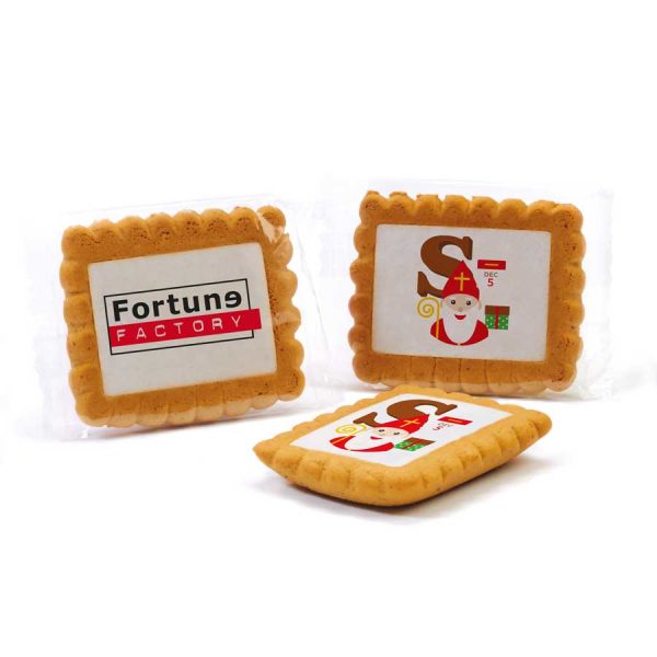 Groot gingerbread koekjes met logo