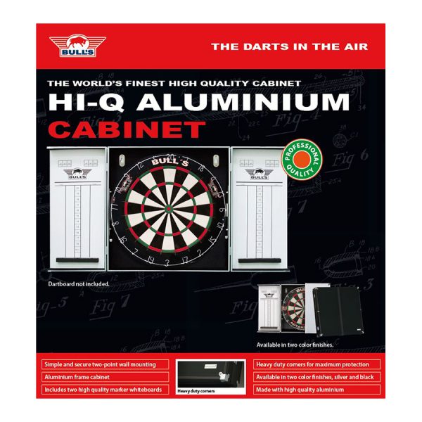 Bull's Hi-Q Aluminium Cabinet Zwart Zilver 3