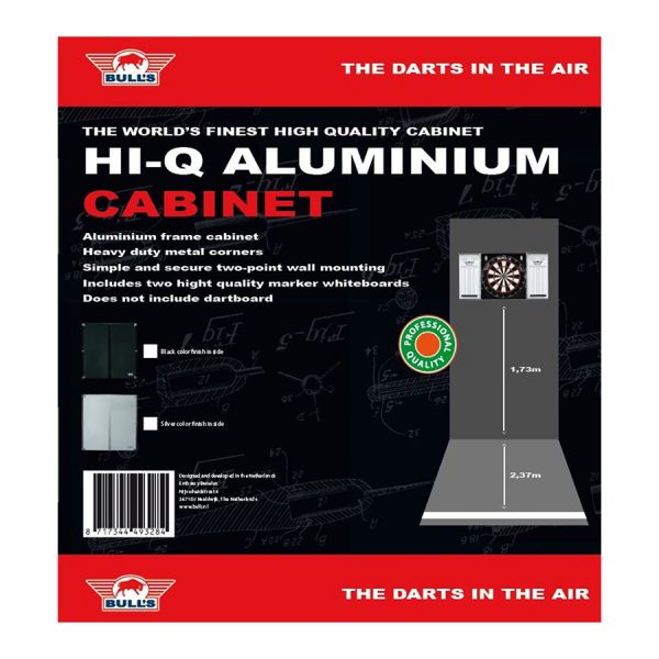 Bull's Hi-Q Aluminium Cabinet Zwart Zilver 4
