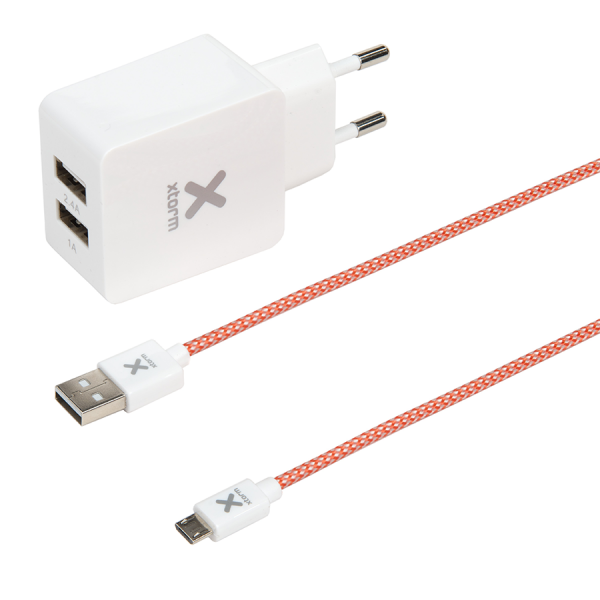 CX003 Xtorm Micro USB cable + AC Adapter