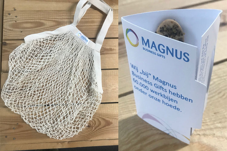 Week van het Werkgeluk Magnus levert tas voor goodiebag