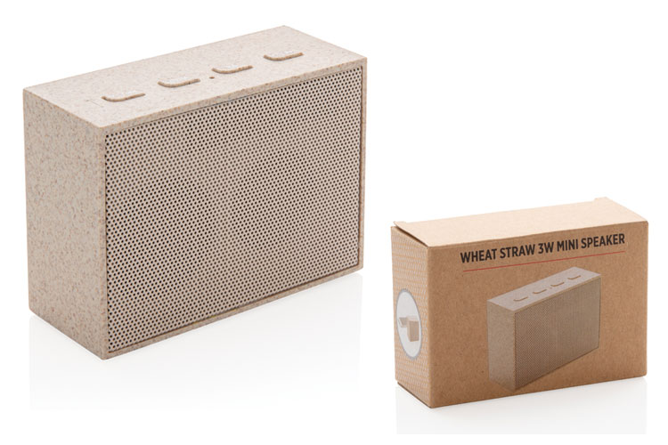 3 Watt mini-speaker uit tarwestro