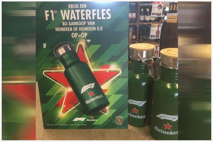 Nederland Heineken F1-drinkfles promo-product van het jaar