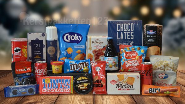 Het luxe A-merk food kerstpakket