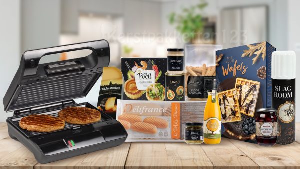 Kerstpakket grill en tosti combinatie