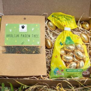 Paas brievenbuscadeau met thee