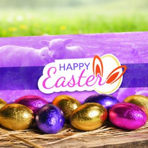 Paaseitjes in eigen ontwerp paasdoosje